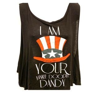 Windsor Tank Top Size Medium Black with Design